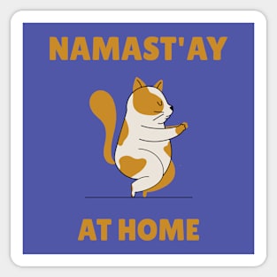 Namast'ay at Home Sticker